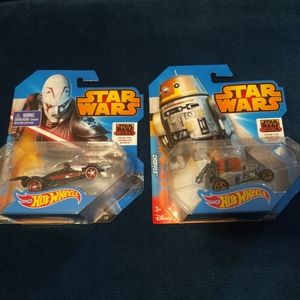 Hot Wheels Star Wars Character Cars Set of Two